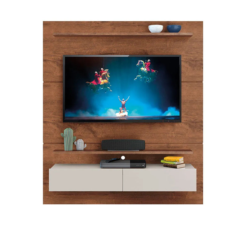 Home Suspenso Zanzini 1,60P/TV até 60" - Fabuloso Natura/Off White