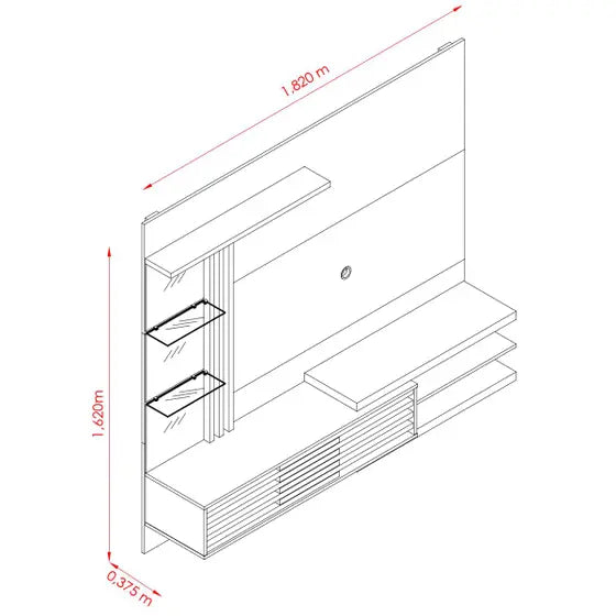 Bancada Madetec Suspensa Frizz Select